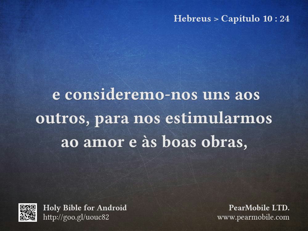 Hebreus, Capítulo 10:24